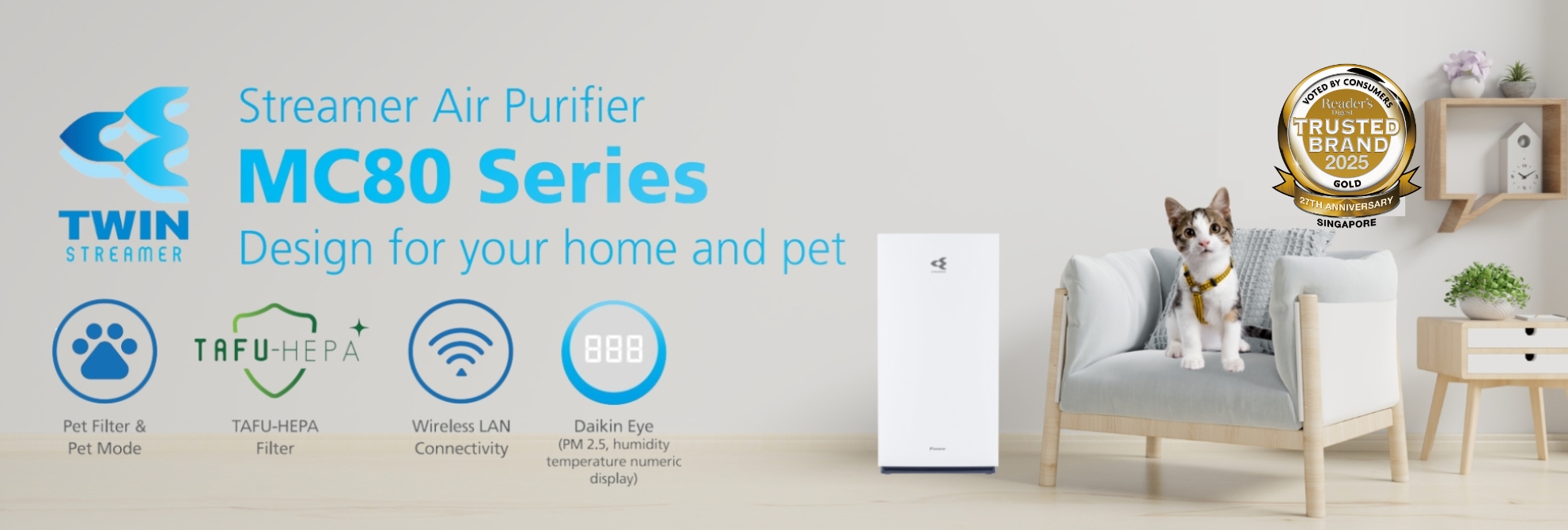 Daikin | MC80 Twin Streamer Air Purifier
